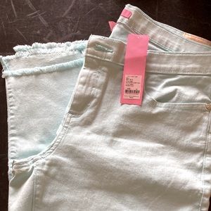 NWT Lilly Pulitzer Ocean CropJeans